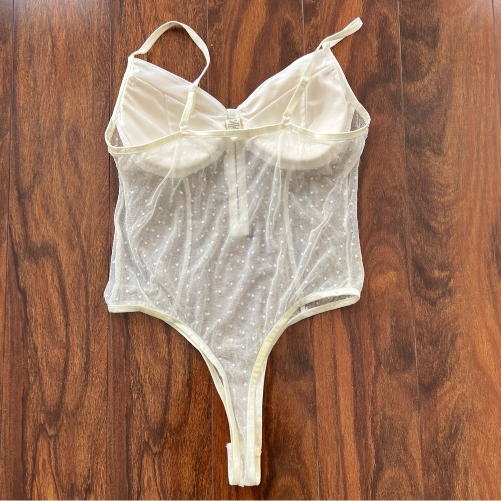 Bozzolo Cream Sheer Bodysuit - Picture 9 of 16
